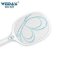 weidasi rechargeable fly killer swatter racket electric mosquito bat